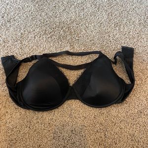 Plus size, Bali bra, black, adjustable straps, 42C
